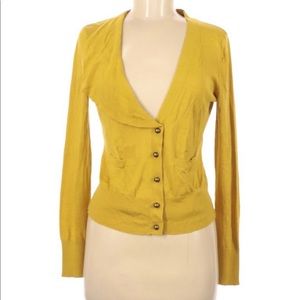 Moth‎ Cardigan sz med yellow